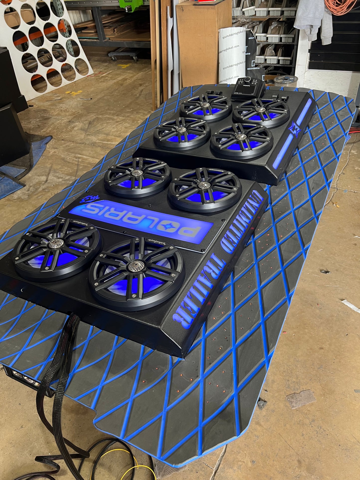 RZR 1000 crew audio roof