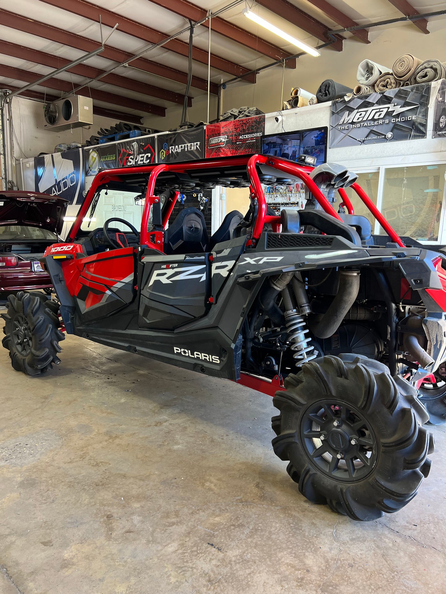 RZR 1000 crew audio roof