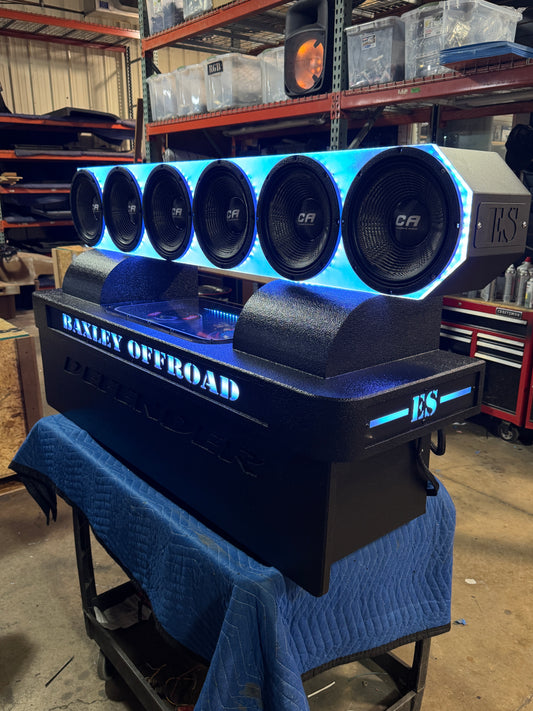 (6) 10” SPEAKER CAN